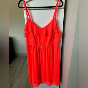 Neon orange torrid dress